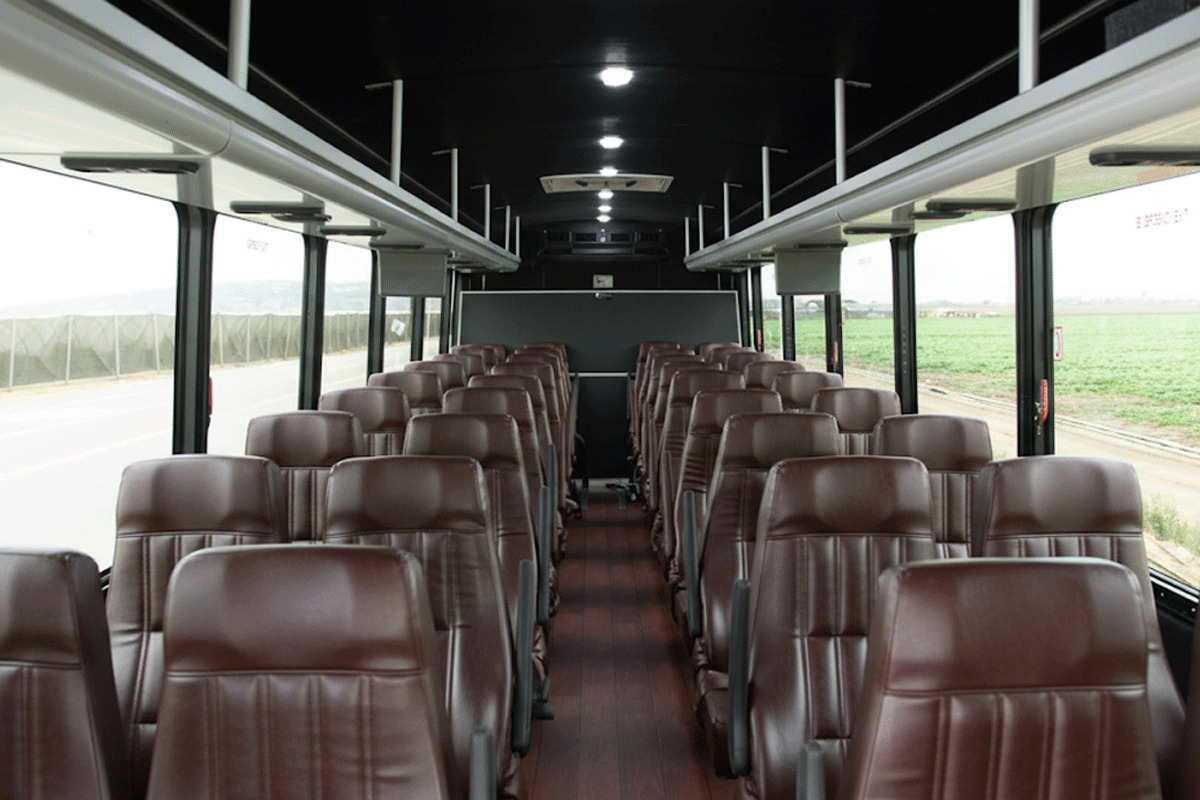 Charter Bus Inside: Comfort & Amenities