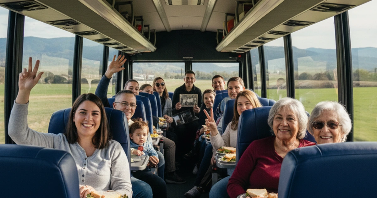 How to Plan a Family Reunion with a Charter Bus